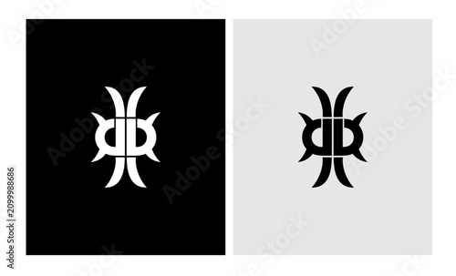 abstract letter business logo vector