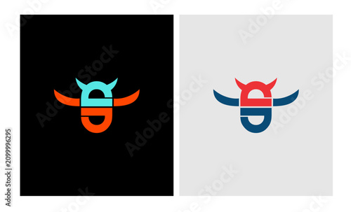s business abstract logo image