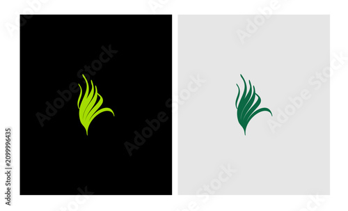 weeds logo vector