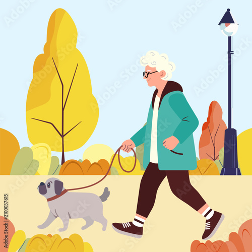 Retirement Dog Activity Retired people Park Health