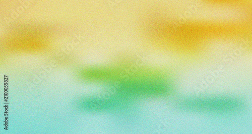 Tableau sur toile A refreshing and harmonious abstract gradient blend of sunny yellow, vibrant gre