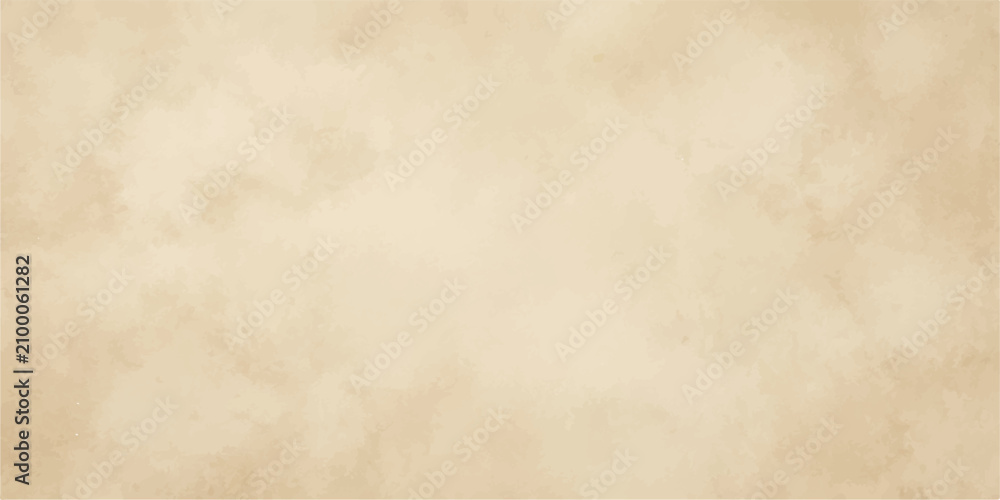 Fototapeta premium Aged Parchment Texture Vector Illustration with Subtle Cloud Textures for Vintage Design