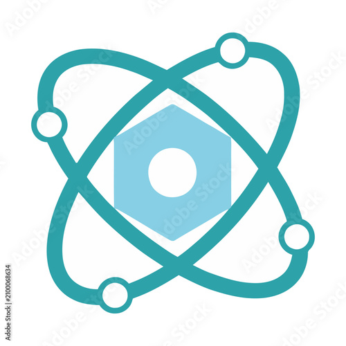 Abstract Atom Model Icon