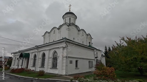 view of the Cathedral of the Assumption of the Blessed Virgin Mary in the Knyazhinin Monastery of Vladimir