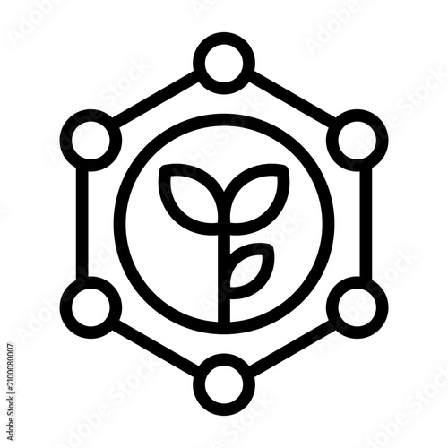 Organic Chemistry  Icon Element For Design