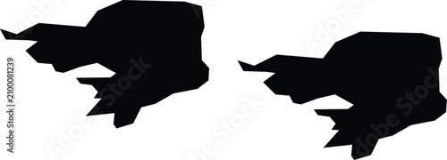 Foto map of guinea bassu set bundle