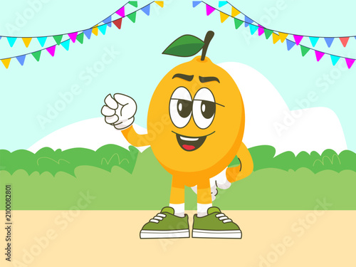 Zesty Zing Concept Illustration Illustration Vector Style