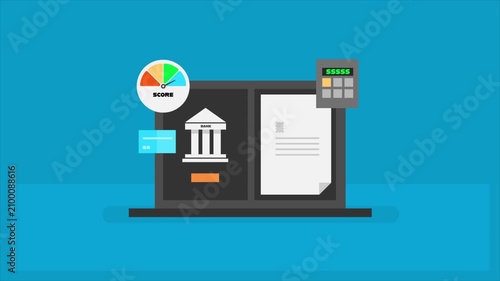 The bank calculates credit score of the loan applicant before lending money, Bank approves and disburse loan for business an personal use.