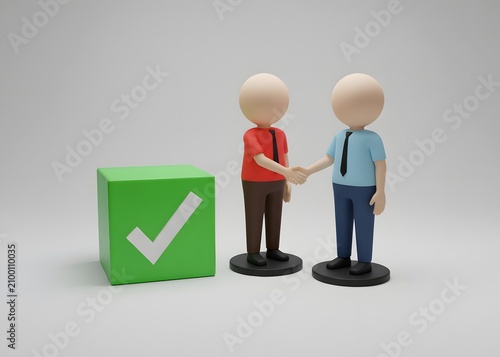 Selecting from among job applicants. Accept one initiative and reject the other. Resolve the dispute in favor of the blue employee. Concept of hiring decisions, human resource strategy, corporate