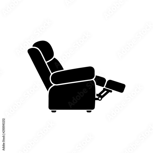 Recliner Lounge Armchair Icon