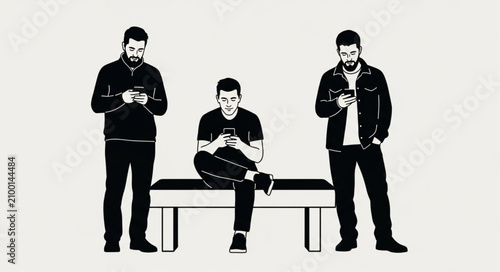 business people silhouettes