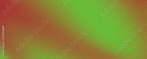 Konstfotografi Neon green and red abstract gradient background with fine grain texture, glowing color flow and futuristic light effect