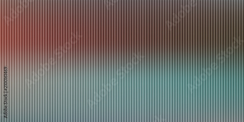 Dark grey green ribbed glass. Vector ribbed glass texture background. Mesh gradient. acrylic ribbed bath surface. Reeded glass background semitransparent overlay. Bath wall window