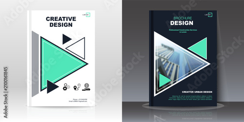 Quadro su tela Abstract folder layout