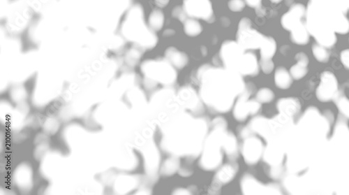 Bright circular bokeh spots dappled sunlight shadow overlay on a transparent background