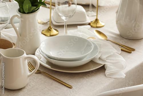 Elegant table setting with ...