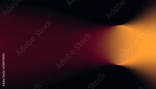 Abstract background, with a bright, orange light flare, glowing against a, dark maroon black space