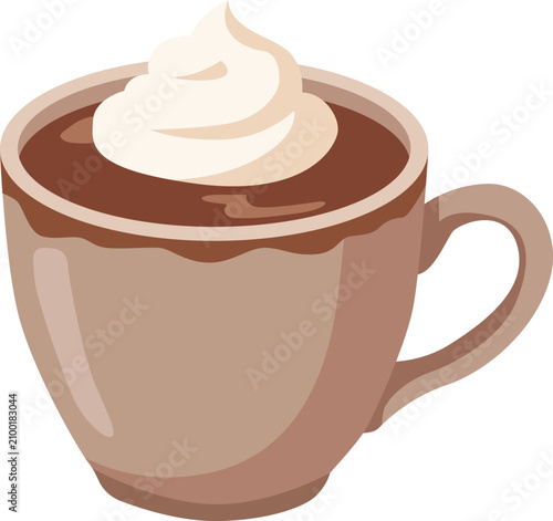cup of coffee with chocolate