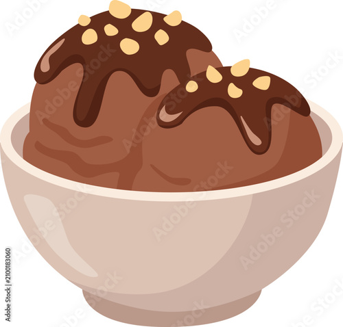 chocolate cake vector illustration