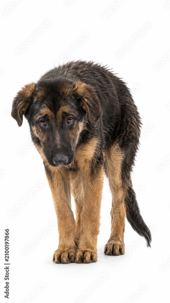 Fototapeta premium sad dog