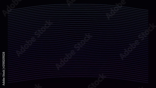 Abstract Digital Background Featuring Horizontal Wavy Gradient Lines