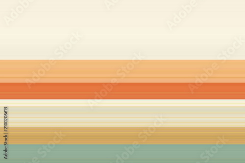Quadro su tela A vibrant digital background featuring smooth horizontal stripes in warm orange