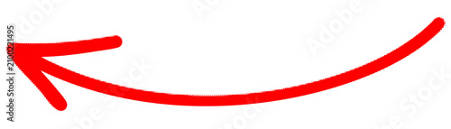 Tableau sur toile Transparent png red arrow icon