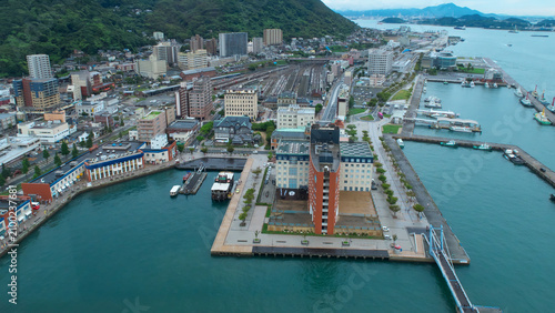 Quadro su tela 門司港駅周辺の街並み（Mojiko Station）