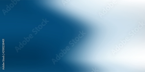 Blurry abstract background, template with a soft wavy gradient blending deep blue into light grey. Minimalist and modern design, ideal for presentations, banners or digital visual user interfaces.