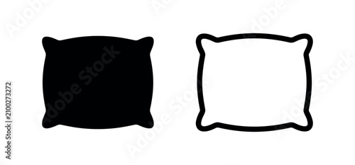 Canvas-taulu Crumpled ball icon set