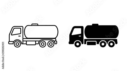Tanker Truck Icons