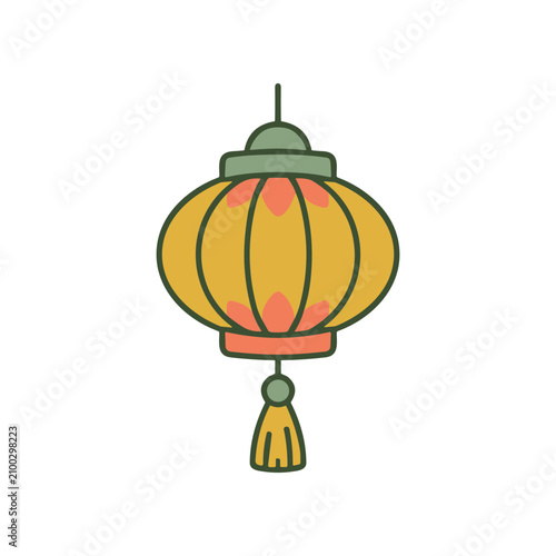 Schilderij op canvas Colorful Chinese Lantern Decoration.