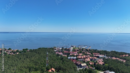 фотографія Aerial panoramic view of Nida village on the Curonian Spit, Lithuania