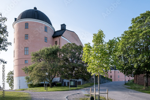 View of Uppsala Castle, a historic fortress in Sweden with a rich past, now home to museums and a governors residence