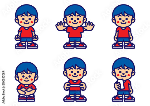 男の子 人物 キャラクター アイコン