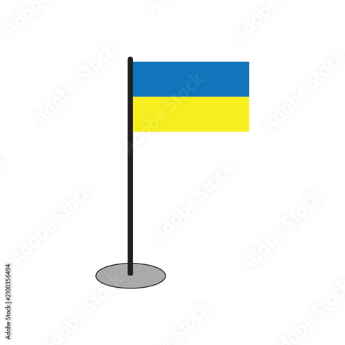 Fotografía flag of ukraine