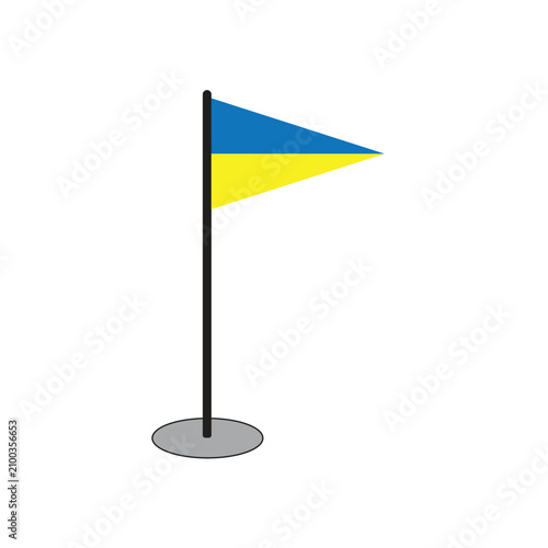 Fotografía flag of ukraine