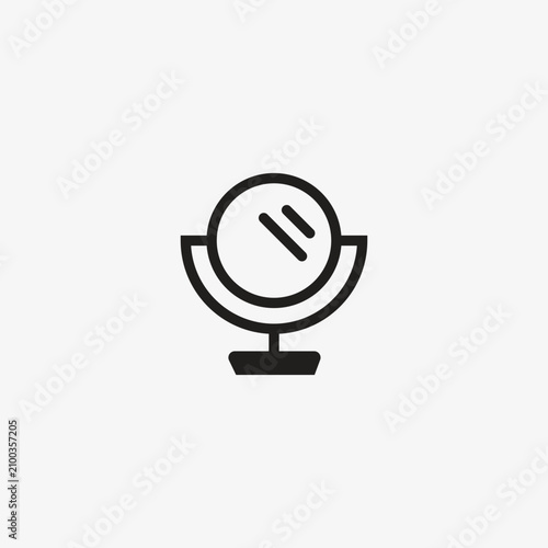 Mirror icon fully editable vector template