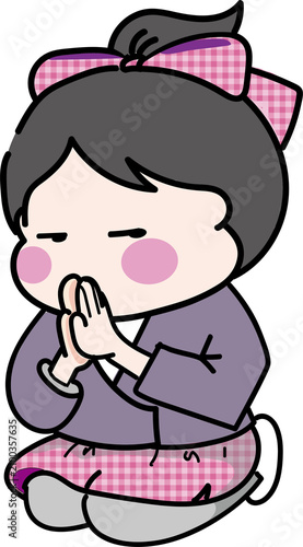 기도하는 소녀/Praying girl,