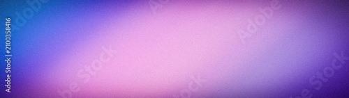 Blue Pink Purple Gradient Wide Abstract Background with Grainy Texture for Tech Wallpaper and Banner Design
