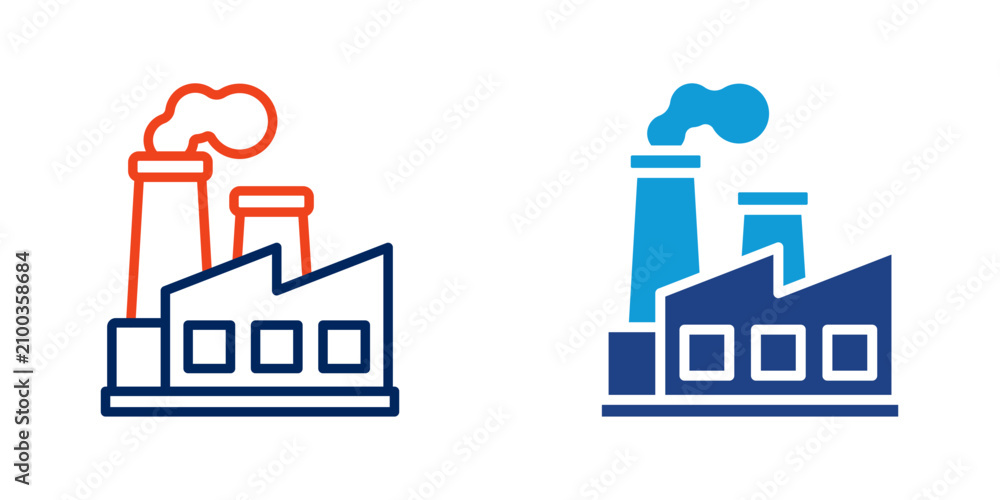 Obraz premium Factory Icon