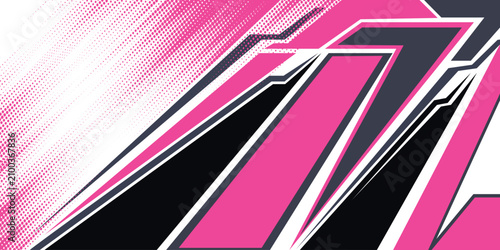 Quadro su tela Abstract sporty background with exclusive colors