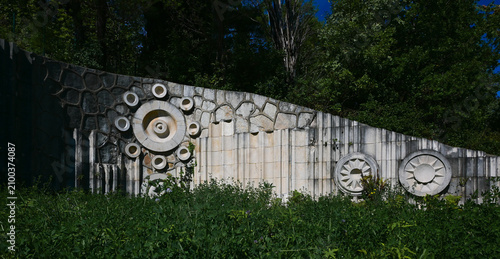 Partisan Memorial Cemetery – Yugoslav Modernist Memorial Spomenik in Mostar, Bosnia and Herzegovina, Mostar 2025-9-23
