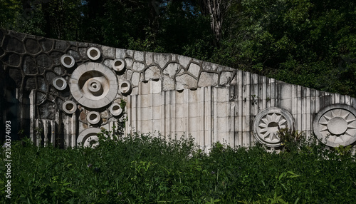 Partisan Memorial Cemetery – Yugoslav Modernist Memorial Spomenik in Mostar, Bosnia and Herzegovina, Mostar 2025-9-23
