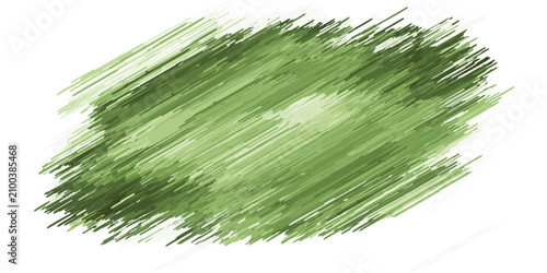 abstract green brush stroke art with textured shapes and vibrant colors for creative design and artistic expression