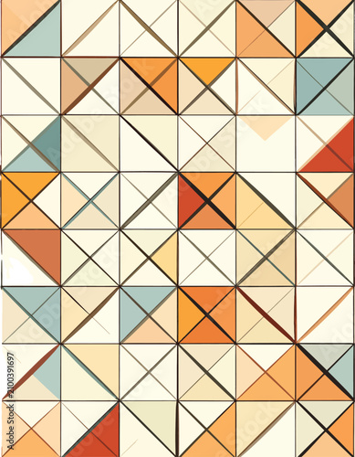 Abstract geometric pattern ...