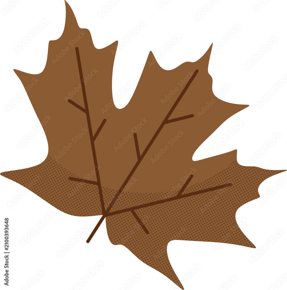 Naklejka premium Autumn Leaf Illustration