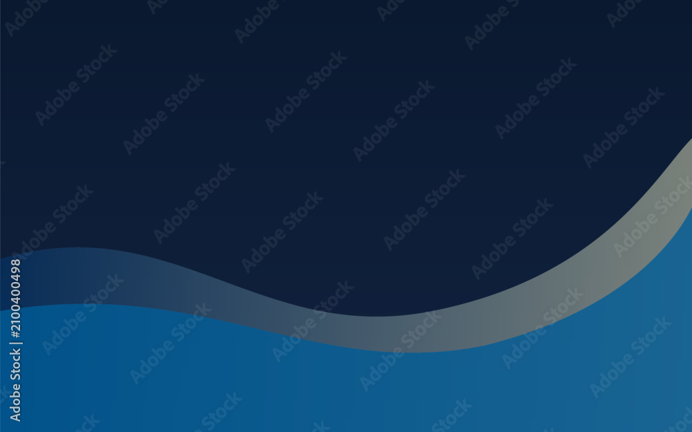 Obraz premium Minimalist background with smooth dark blue and grey curves background abstract template