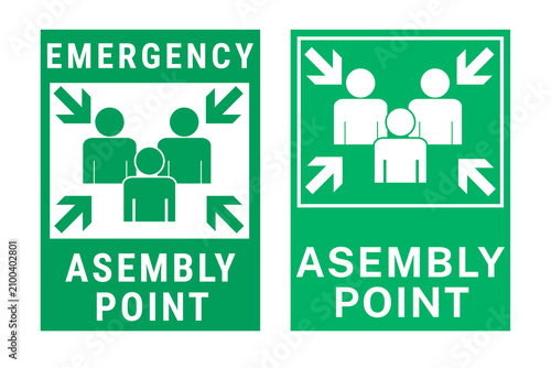 Obraz na plátne Meeting point symbol
