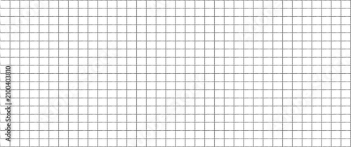 White grid paper background with uniform square cells